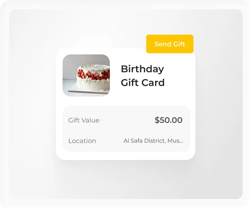 Digital Gift Cards