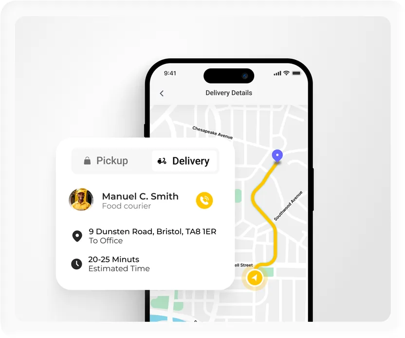 الربط مع تطبيقات التوصيل